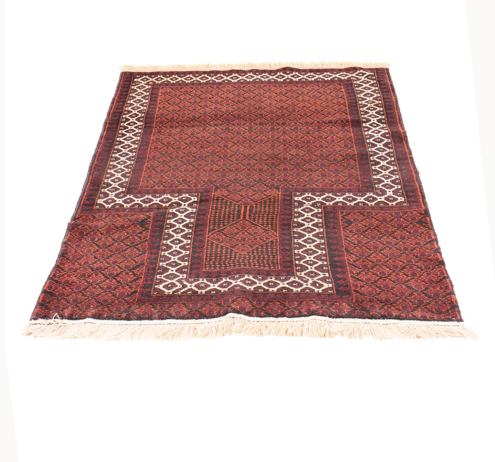 Baluch-tæppe - Bøn tæppe - 142 x 85 cm - rød