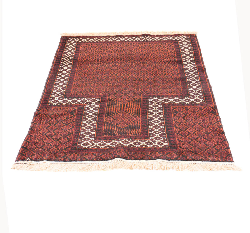 Baluch-tæppe - Bøn tæppe - 142 x 85 cm - rød