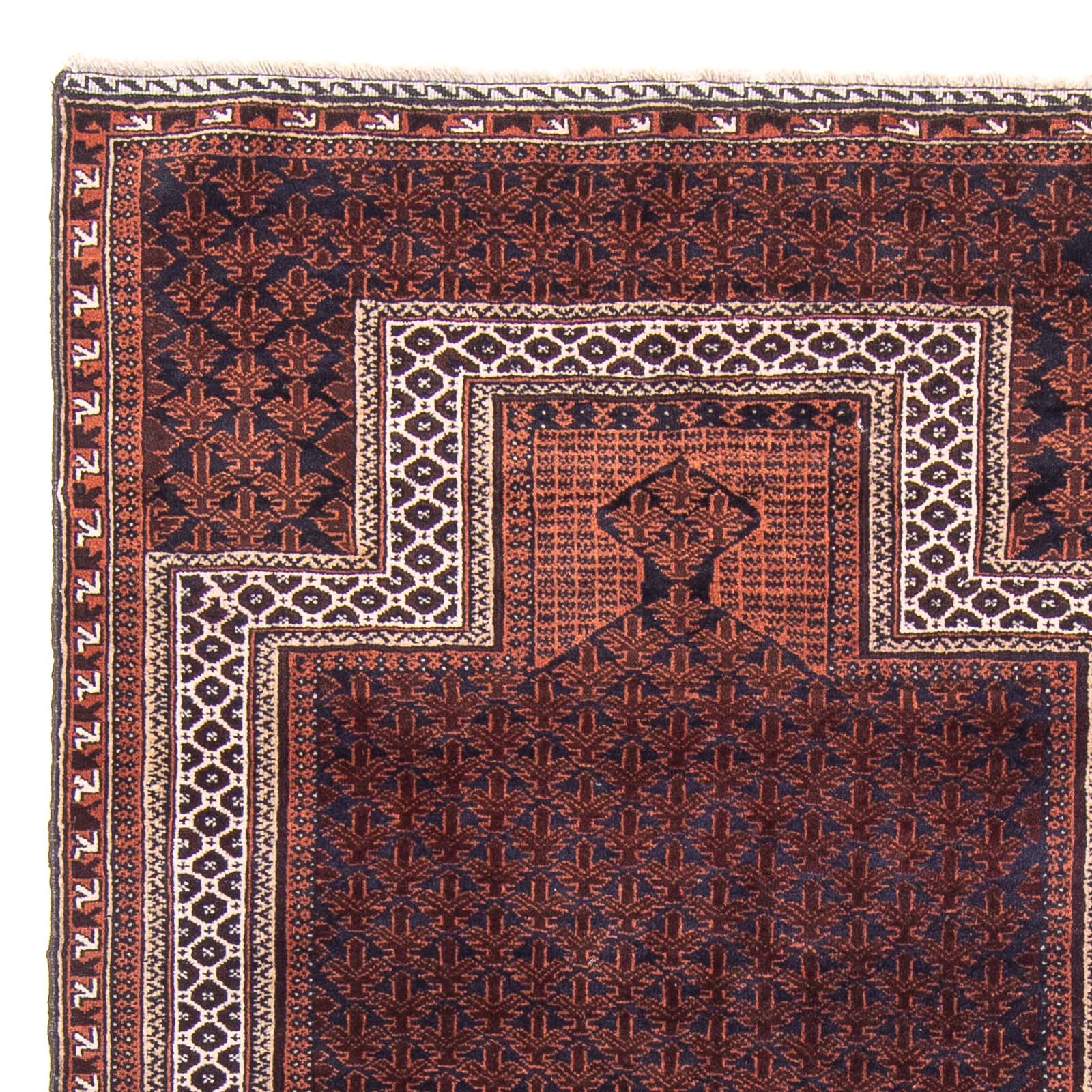 Baluch-tæppe - Bøn tæppe - 146 x 96 cm - mørkeblå
