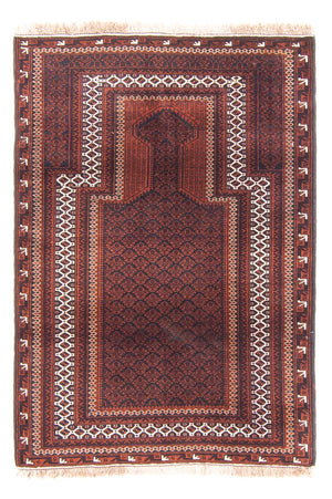 Baluch-tæppe - Bøn tæppe - 130 x 86 cm - mørkeblå