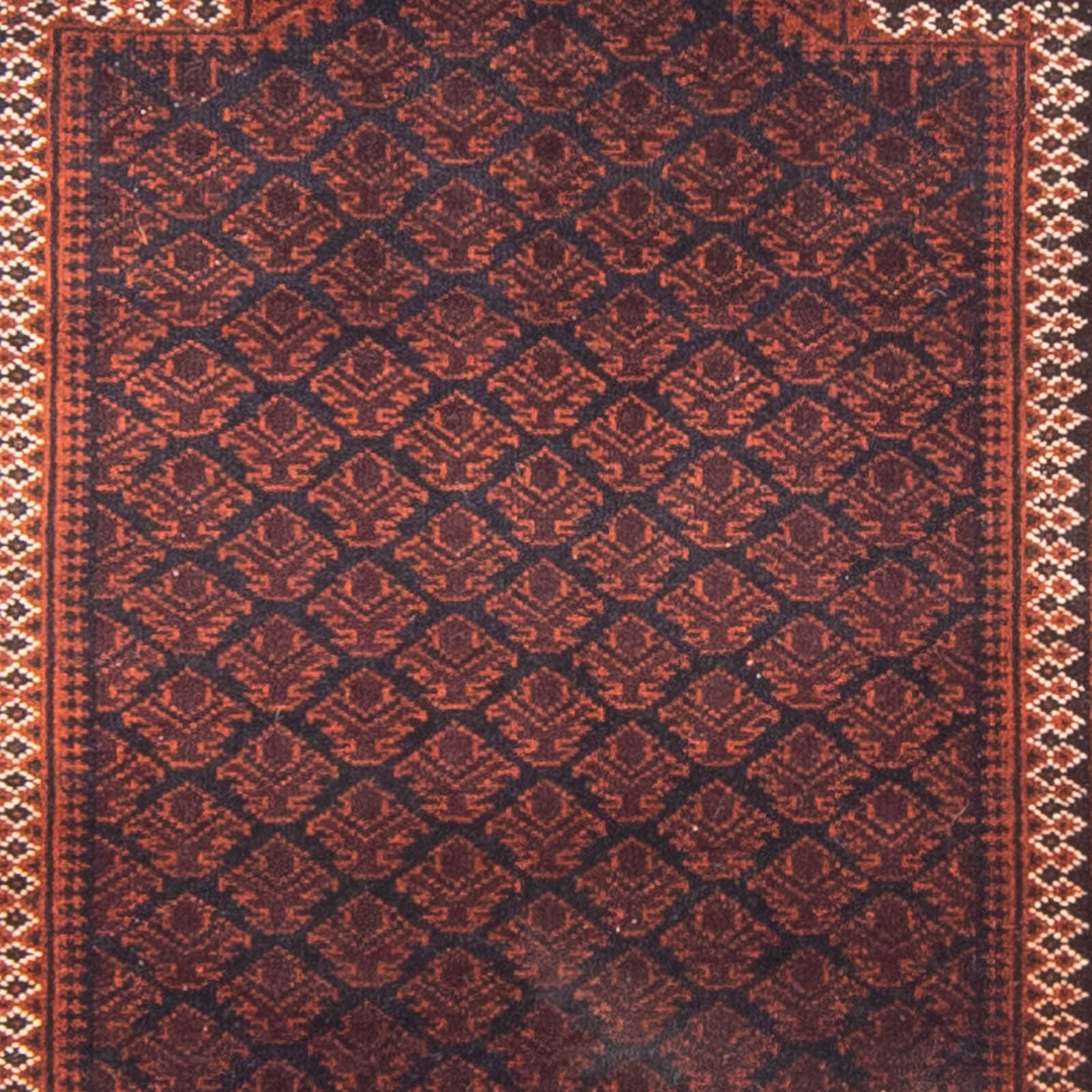 Baluch-tæppe - Bøn tæppe - 130 x 86 cm - mørkeblå
