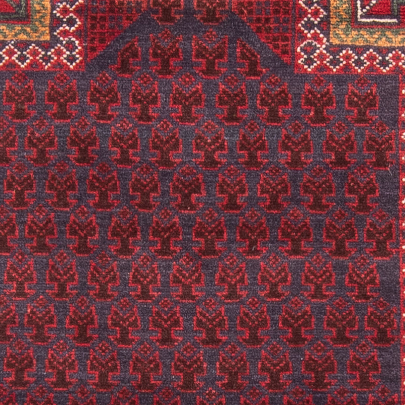 Baluch-tæppe - Bøn tæppe - 141 x 80 cm - mørkeblå