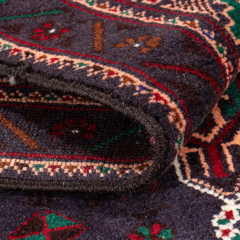 Baluch-tæppe - 150 x 89 cm - mørkeblå