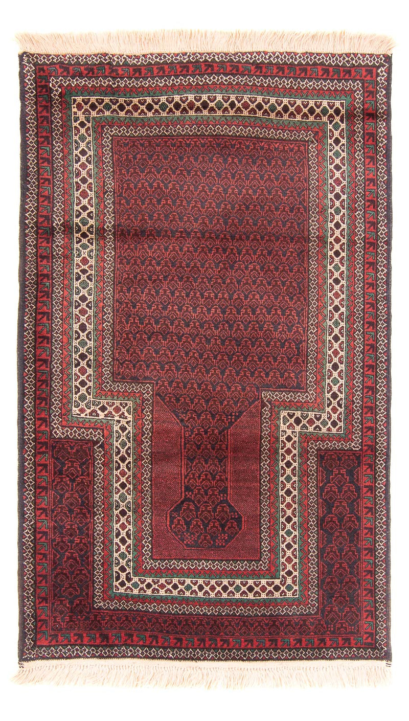 Baluch-tæppe - Bøn tæppe - 150 x 92 cm - mørkeblå