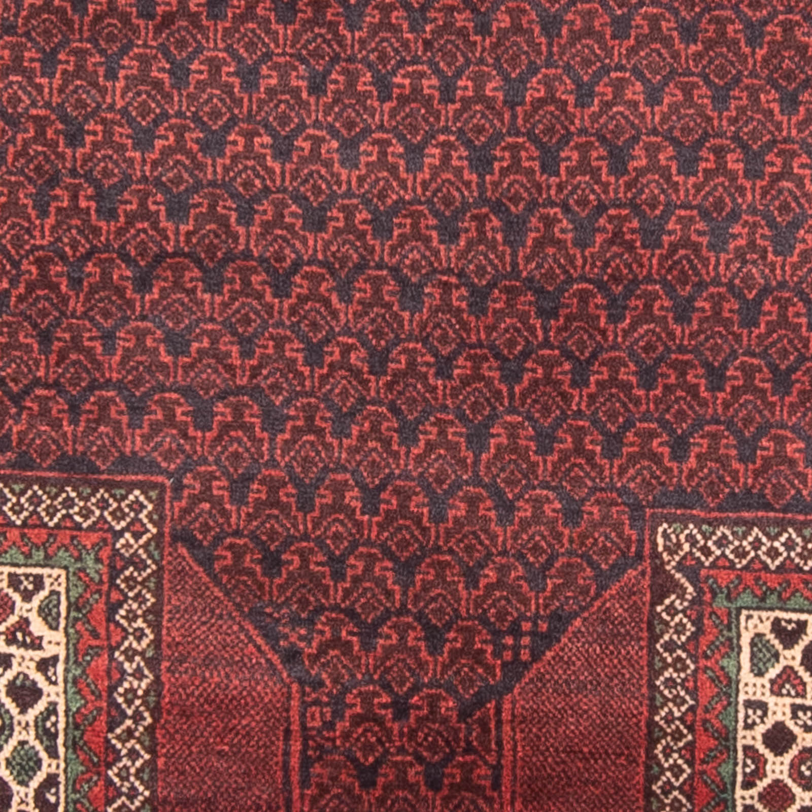 Baluch-tæppe - Bøn tæppe - 150 x 92 cm - mørkeblå