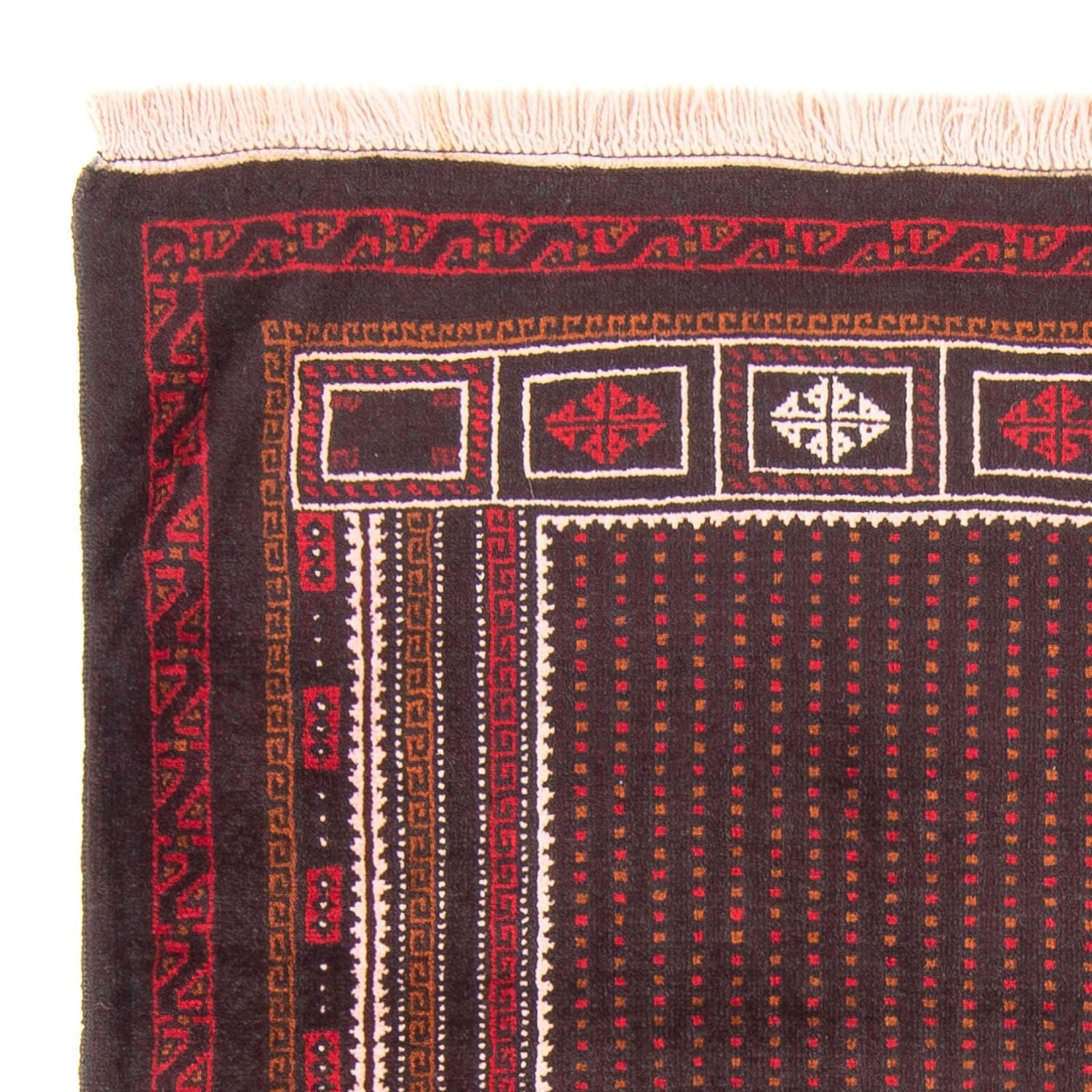 Baluch-tæppe - Bøn tæppe - 130 x 86 cm - mørkeblå