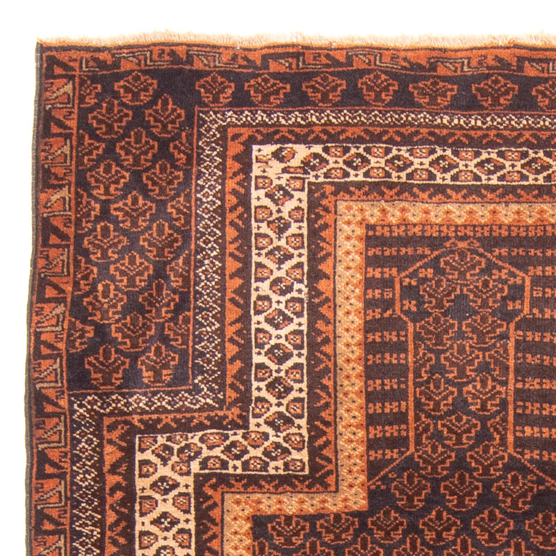 Baluch-tæppe - Bøn tæppe - 147 x 91 cm - mørkeblå