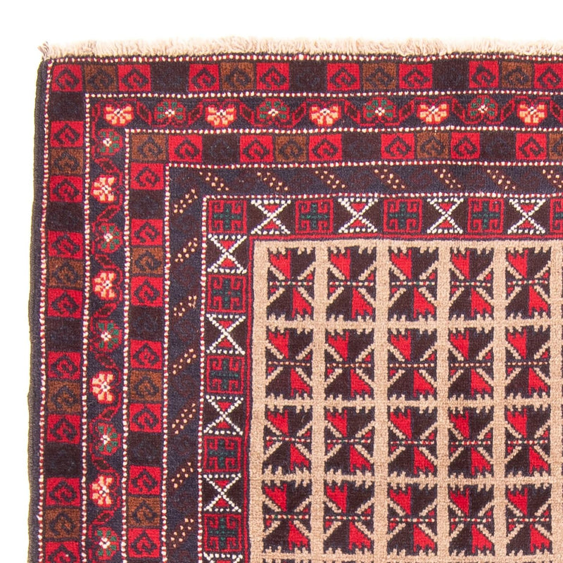 Baluch-tæppe - Bøn tæppe - 140 x 93 cm - beige