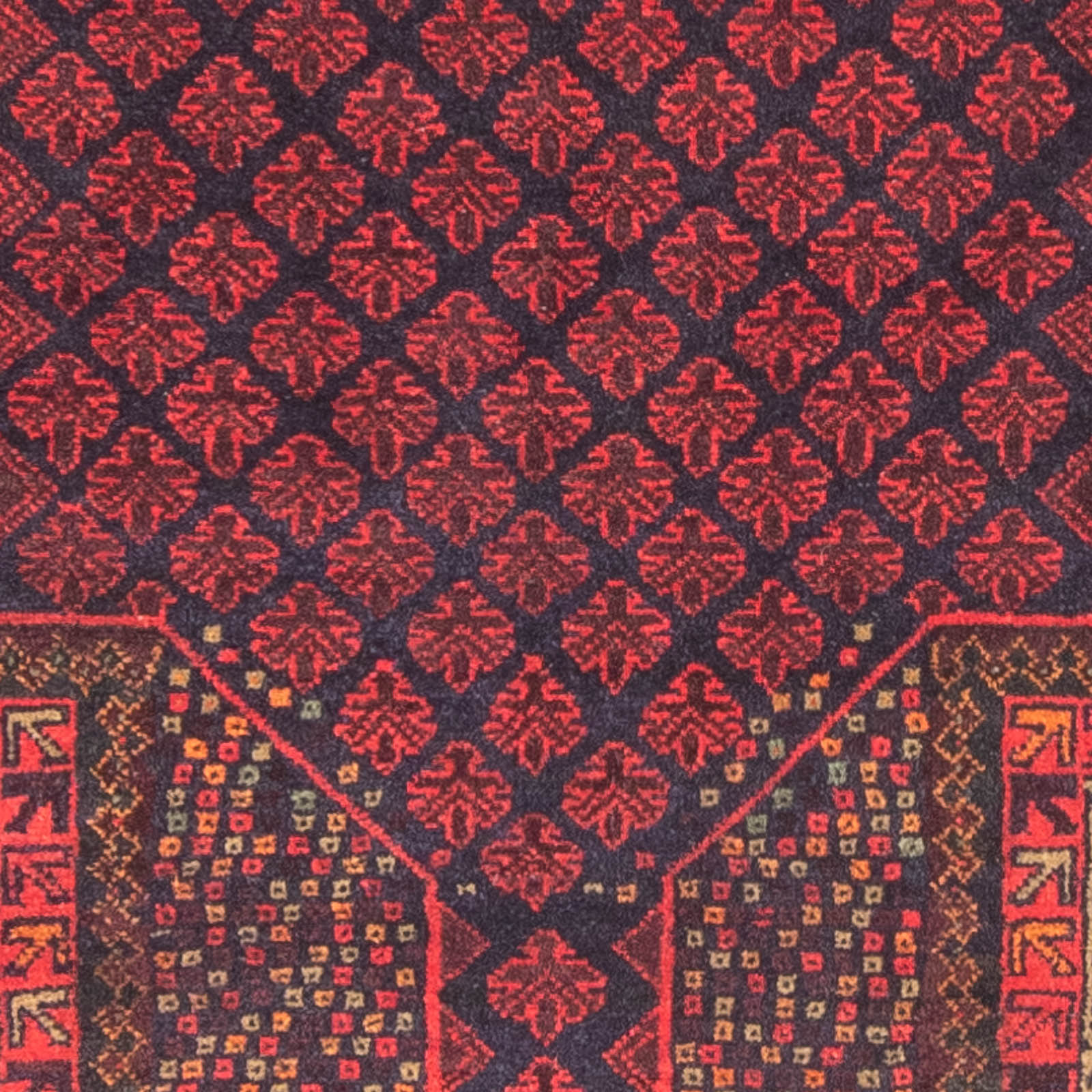 Baluch-tæppe - Bøn tæppe - 157 x 90 cm - mørkeblå