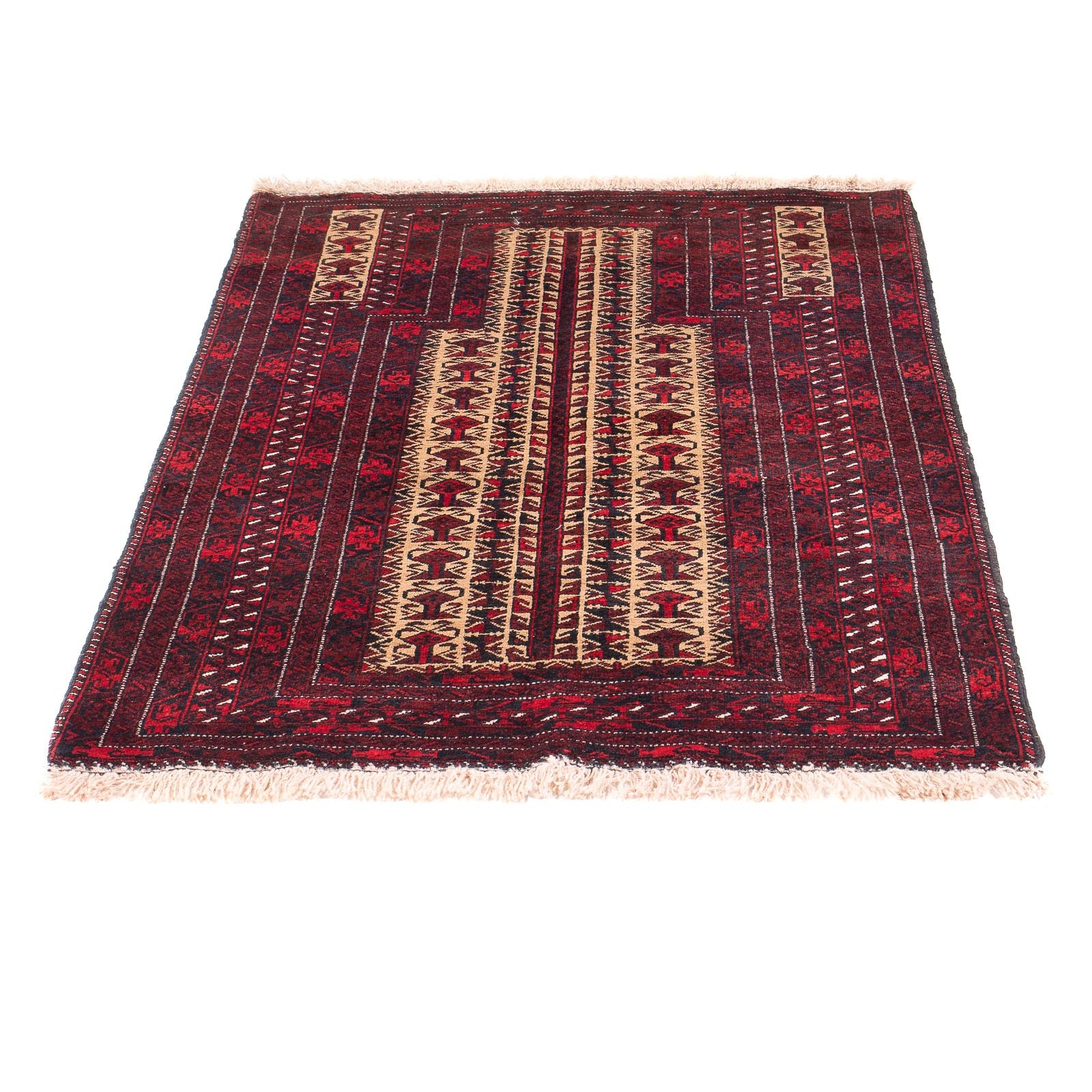 Baluch-tæppe - Bøn tæppe - 130 x 83 cm - beige