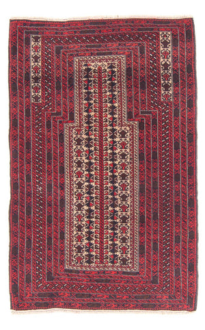 Baluch-tæppe - Bøn tæppe - 135 x 90 cm - beige