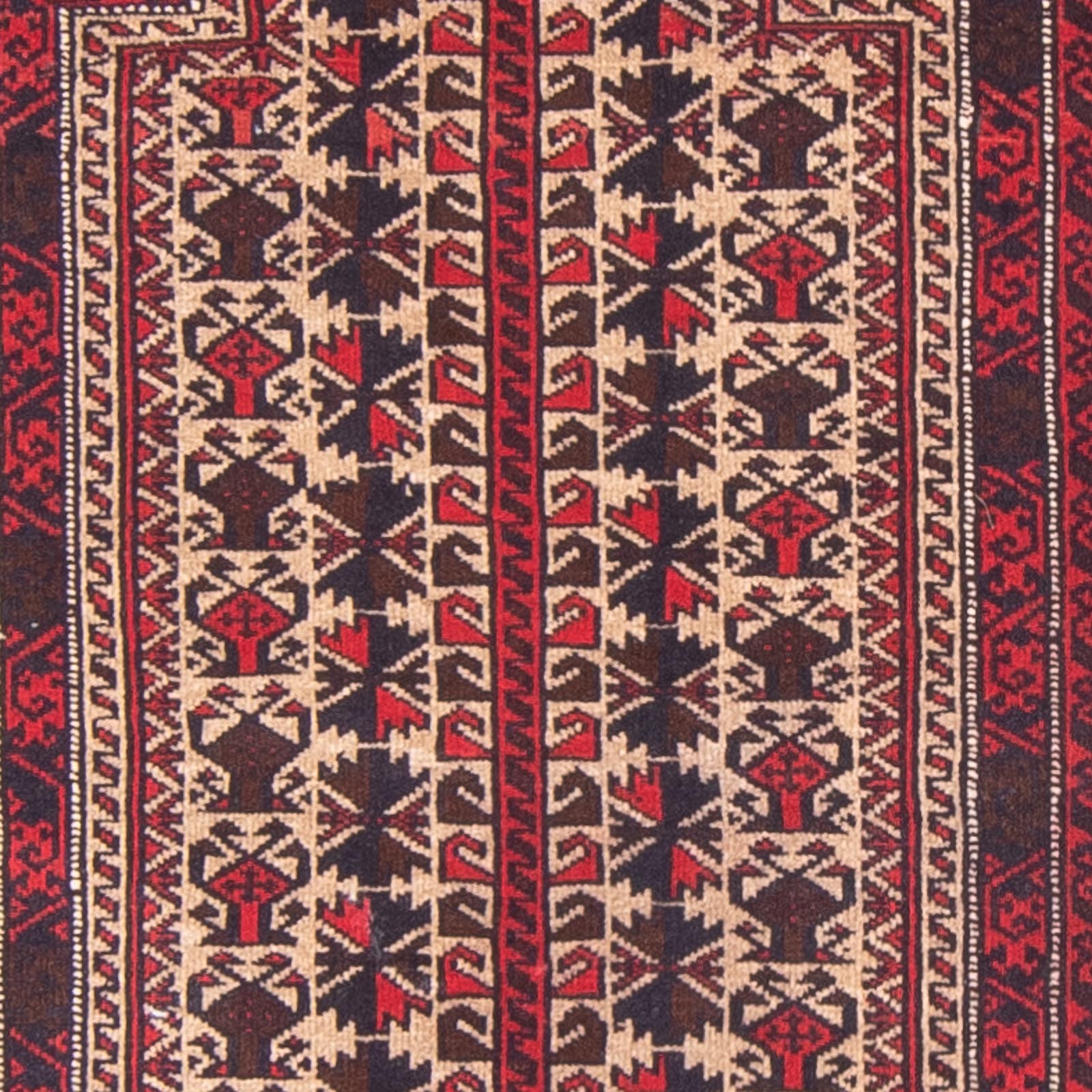 Baluch-tæppe - Bøn tæppe - 135 x 90 cm - beige