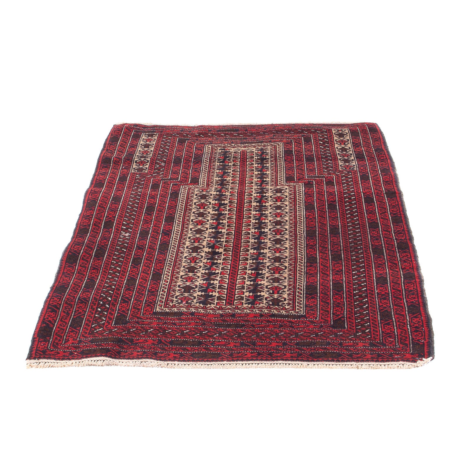 Baluch-tæppe - Bøn tæppe - 135 x 90 cm - beige