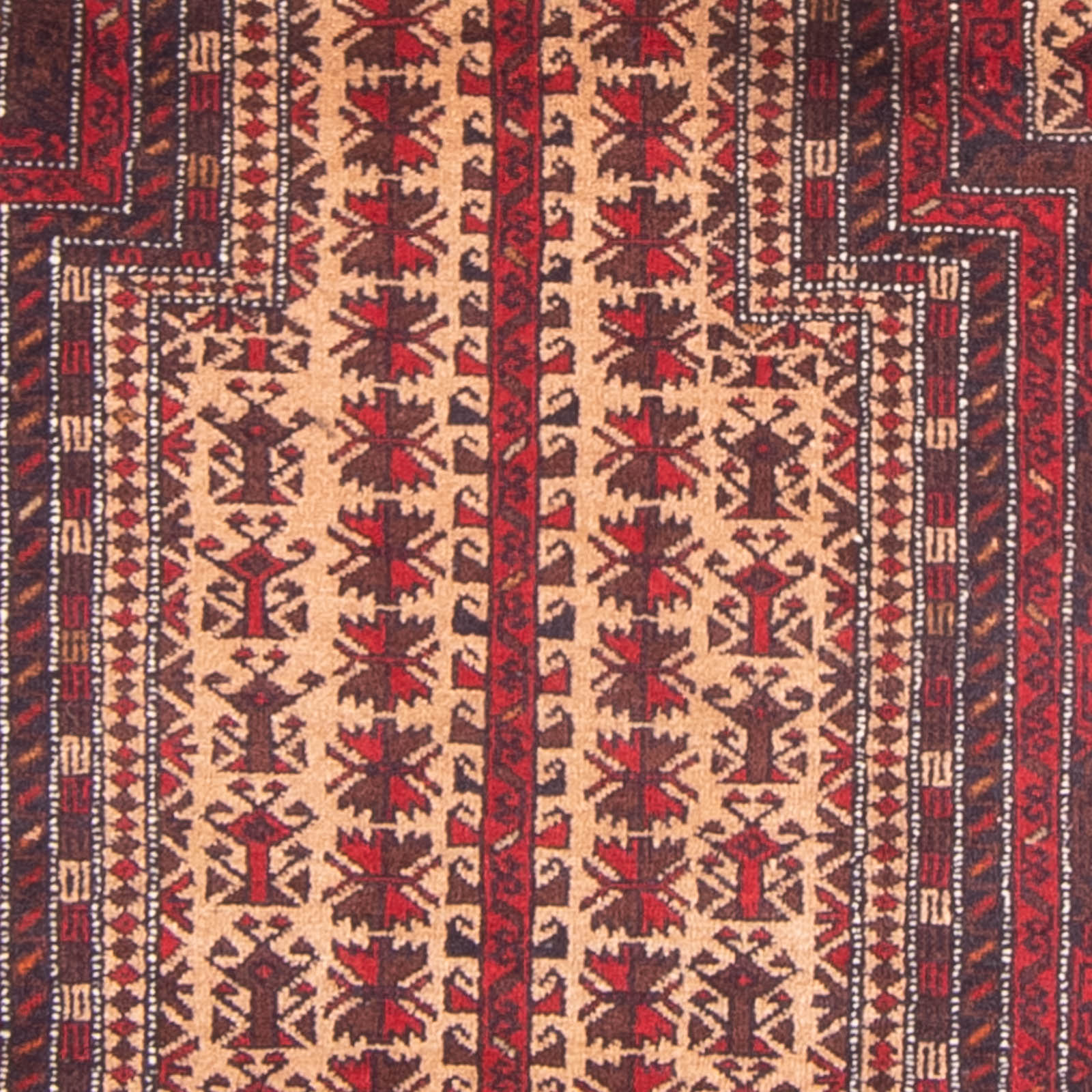 Baluch-tæppe - Bøn tæppe - 140 x 90 cm - guld