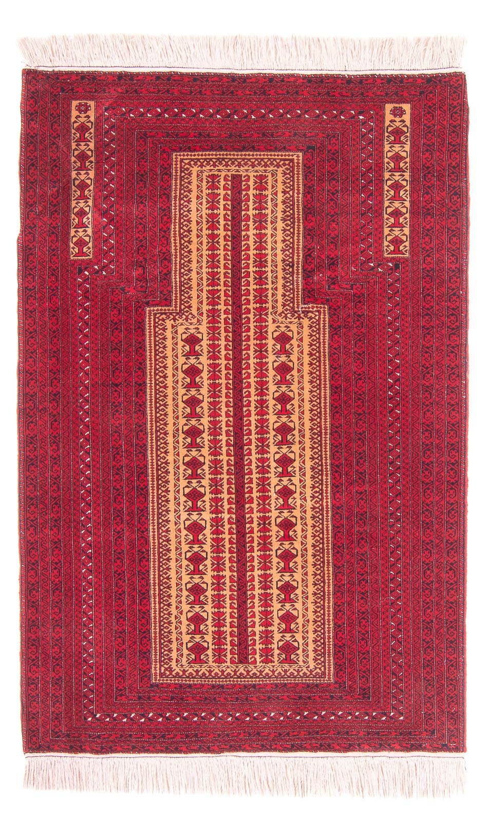 Baluch-tæppe - Bøn tæppe - 148 x 97 cm - guld