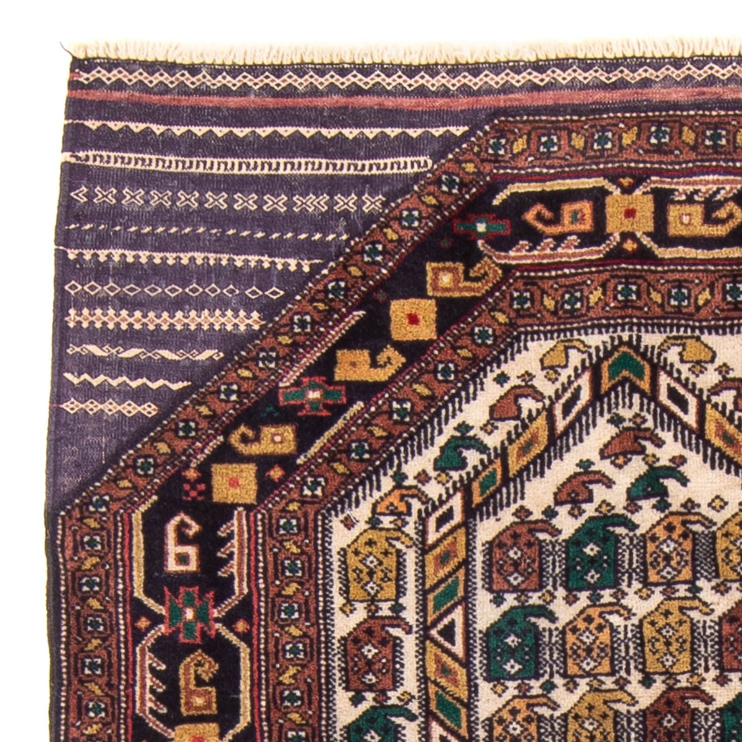 Baluch-tæppe - Bøn tæppe - 126 x 82 cm - flerfarvet