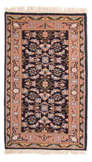 Orientalsk tæppe - 160 x 90 cm - mørkeblå