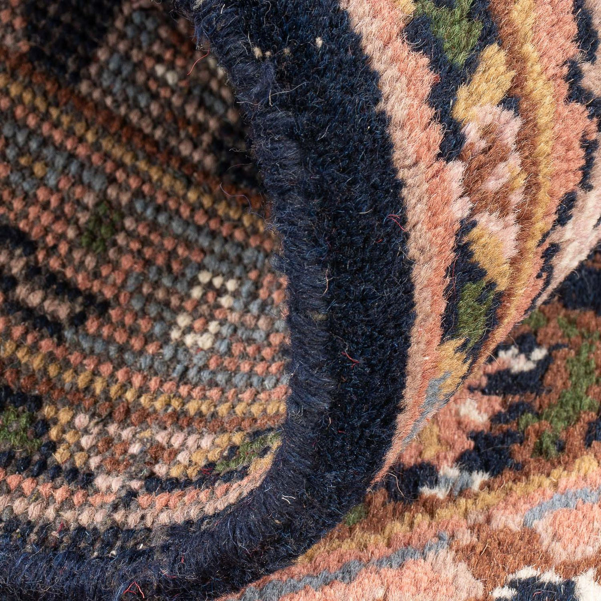 Orientalsk tæppe - 160 x 90 cm - mørkeblå