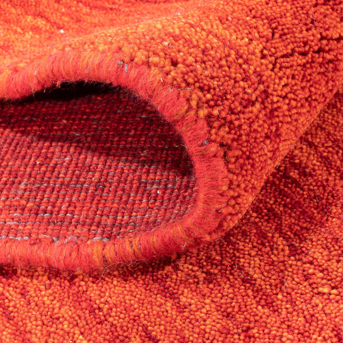 Løber Gabbeh-tæppe - Softy - 256 x 86 cm - rust