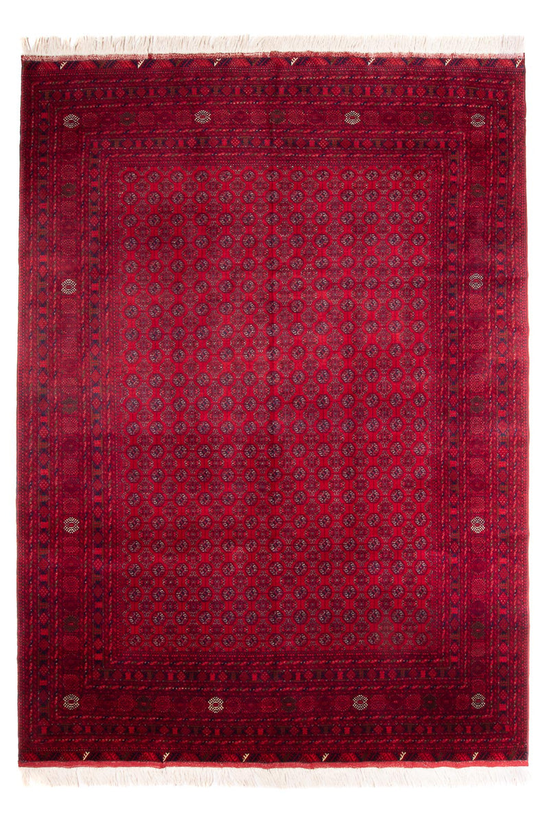 Afghansk tæppe - Bukhara - 340 x 240 cm - rød