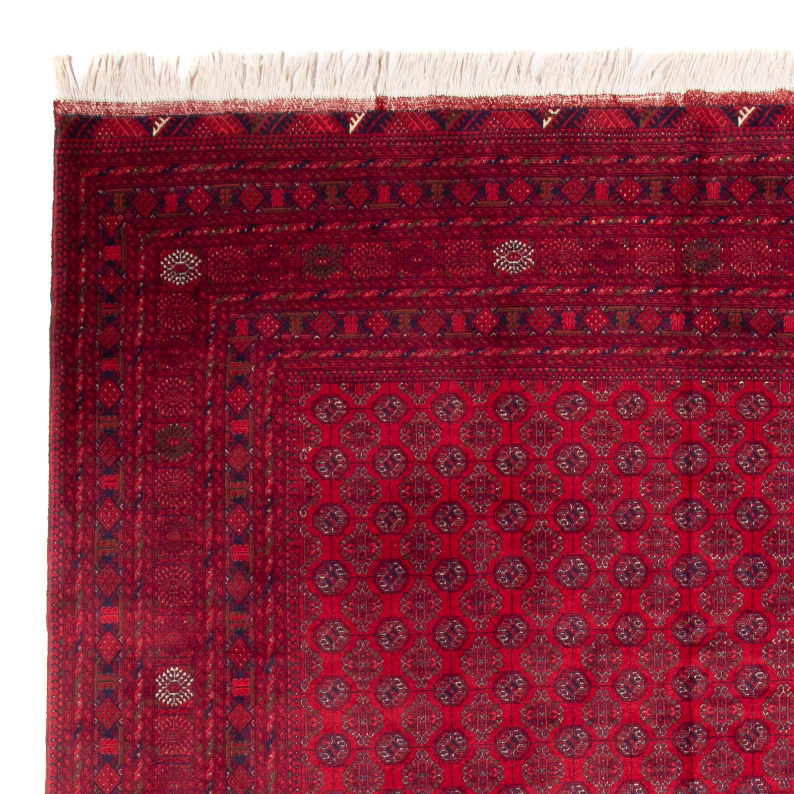 Afghansk tæppe - Bukhara - 340 x 240 cm - rød