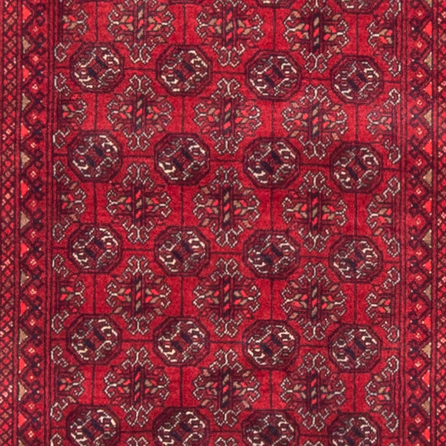 Løber Afghansk tæppe - Bukhara - 290 x 80 cm - rød