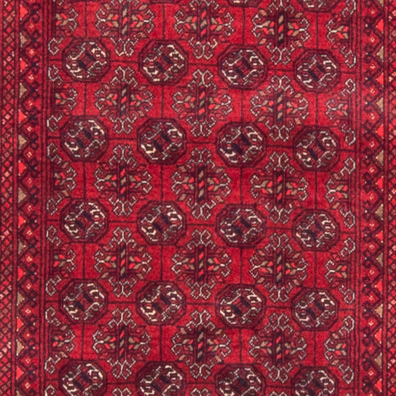 Løber Afghansk tæppe - Bukhara - 290 x 80 cm - rød