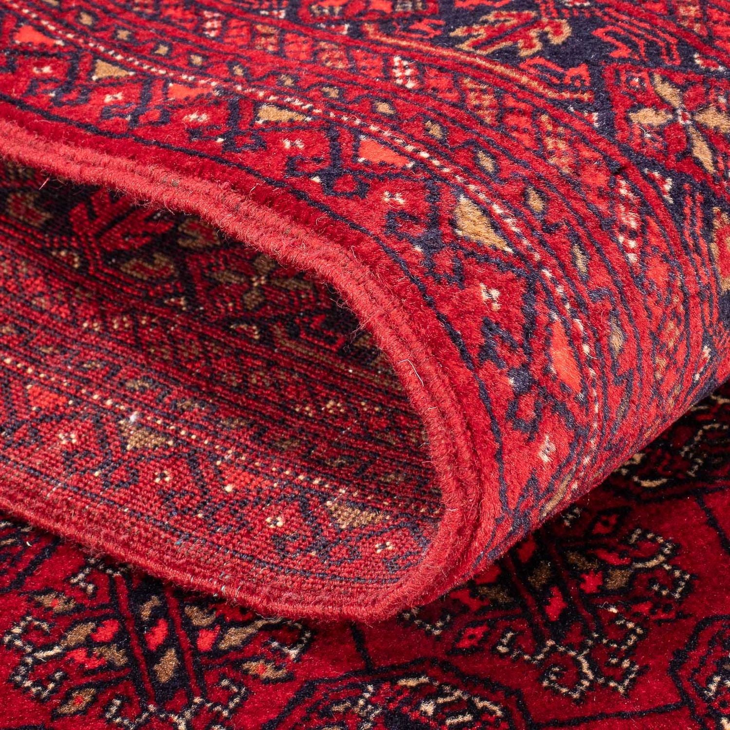 Løber Afghansk tæppe - Bukhara - 290 x 80 cm - rød