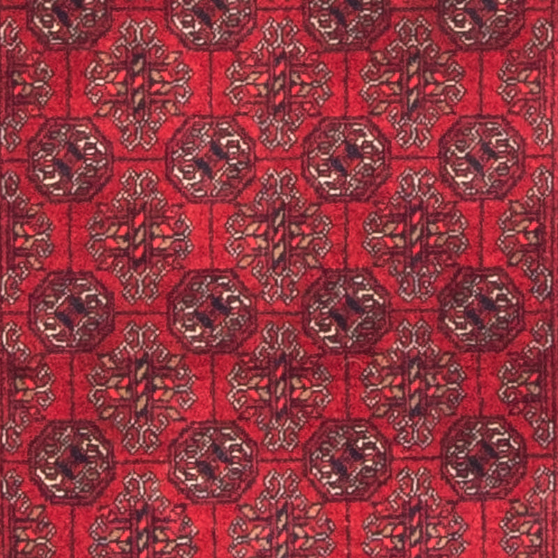 Løber Afghansk tæppe - Bukhara - 290 x 80 cm - rød