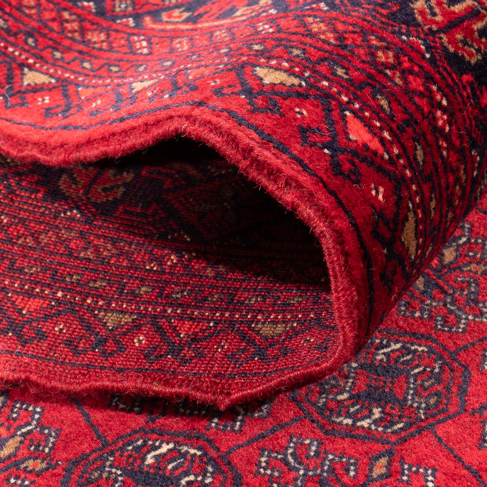Løber Afghansk tæppe - Bukhara - 290 x 80 cm - rød
