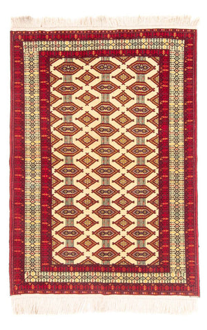 Turkaman-tæppe - 167 x 120 cm - beige