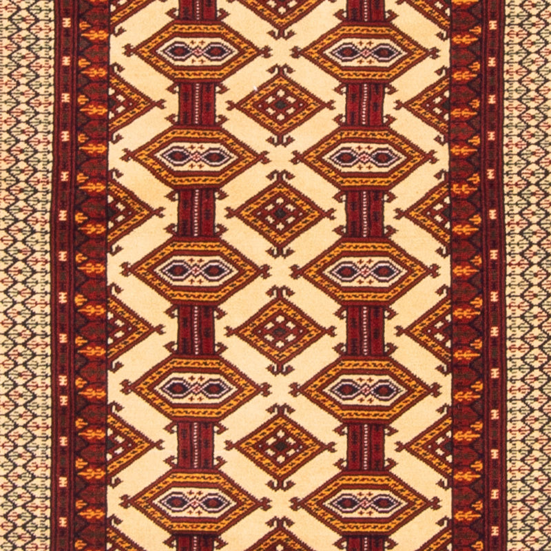 Løber Turkaman-tæppe - 176 x 85 cm - beige