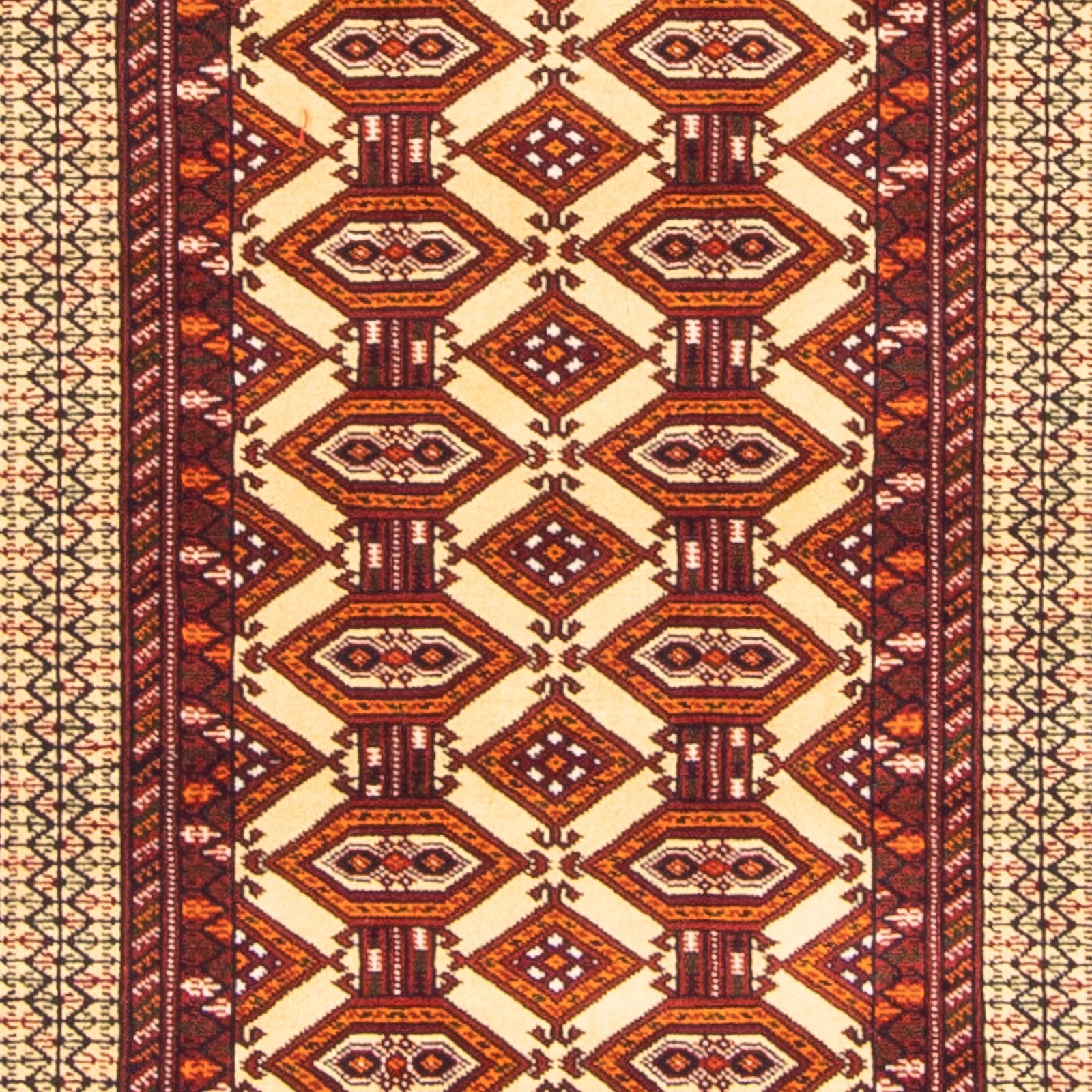 Løber Turkaman-tæppe - 185 x 85 cm - beige