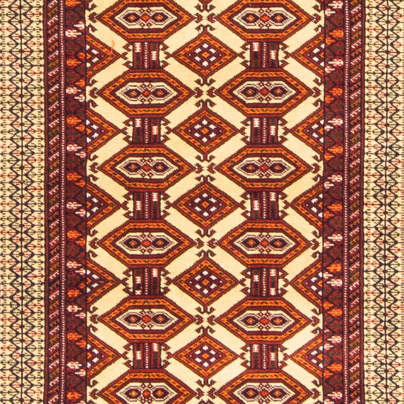 Løber Turkaman-tæppe - 185 x 85 cm - beige
