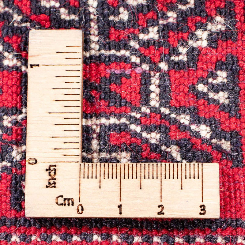 Løber Afghansk tæppe - Bukhara - 380 x 90 cm - rød