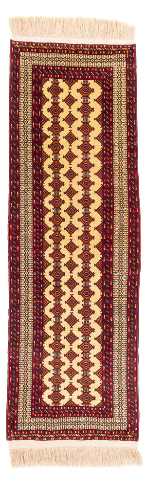 Løber Turkaman-tæppe - 305 x 85 cm - beige