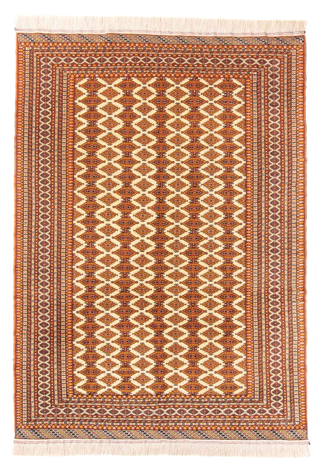 Turkaman-tæppe - 300 x 200 cm - beige