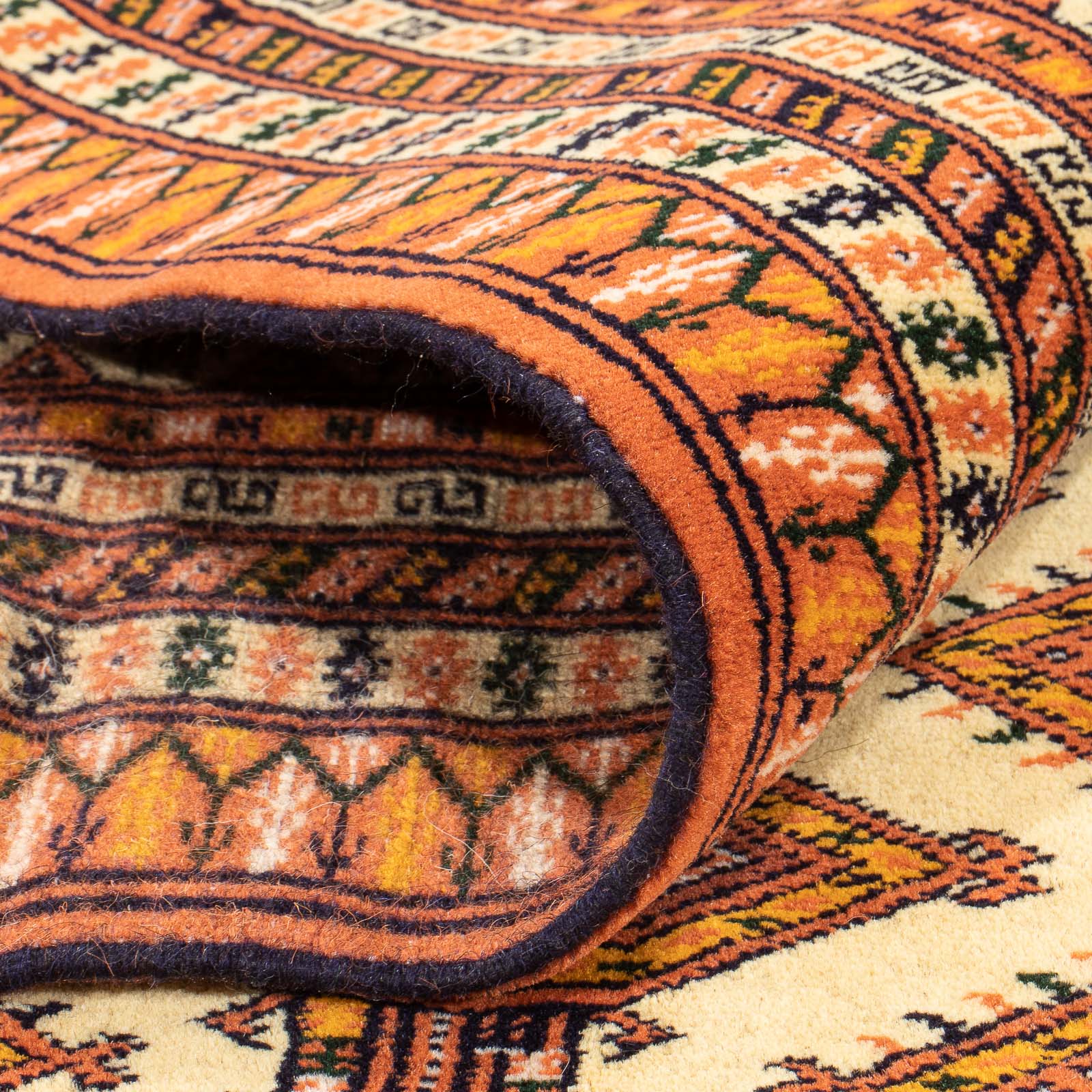 Turkaman-tæppe - 300 x 200 cm - beige