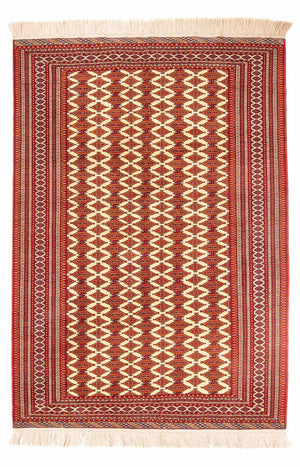 Turkaman-tæppe - 305 x 206 cm - beige