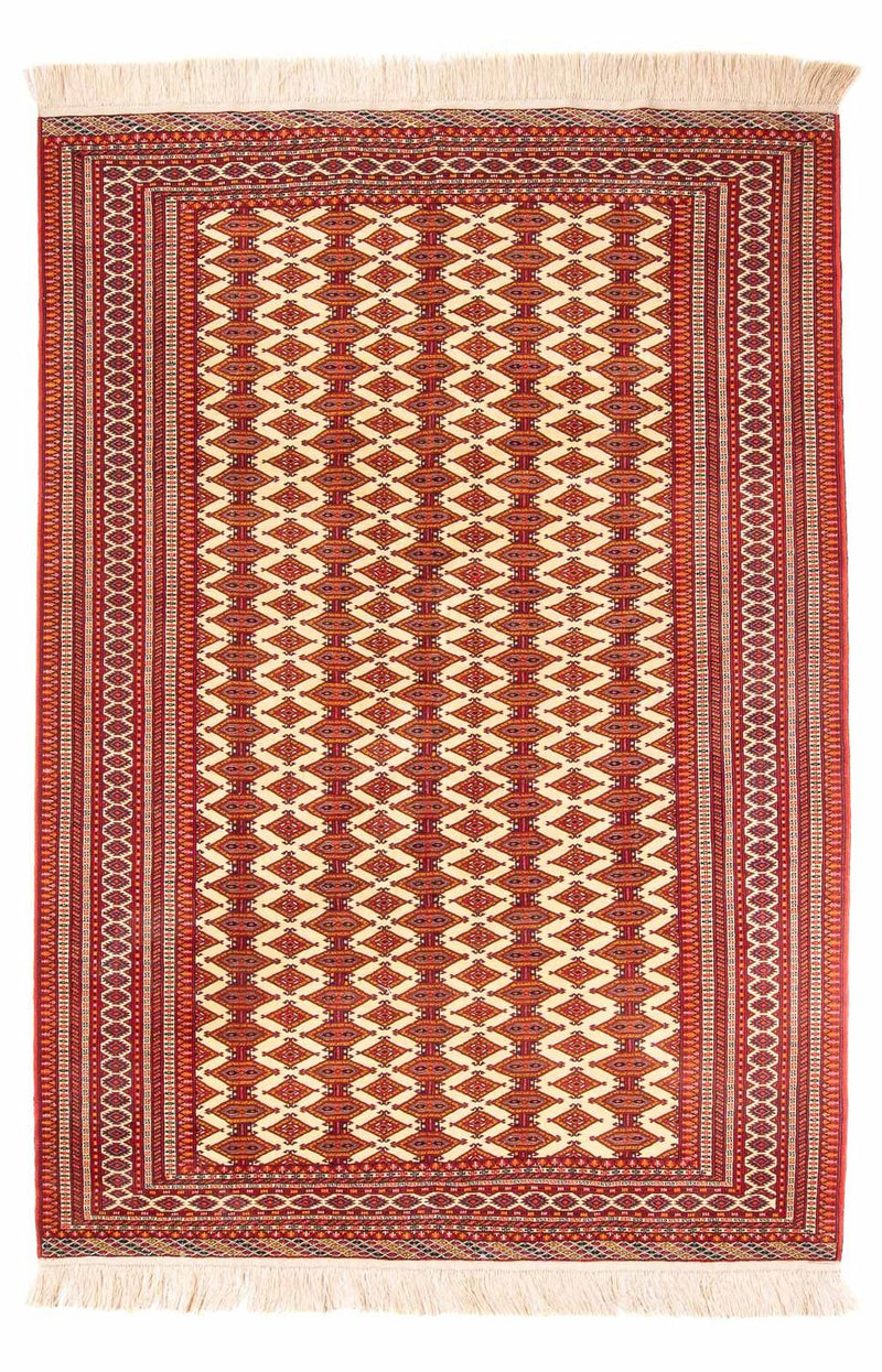 Turkaman-tæppe - 305 x 206 cm - beige