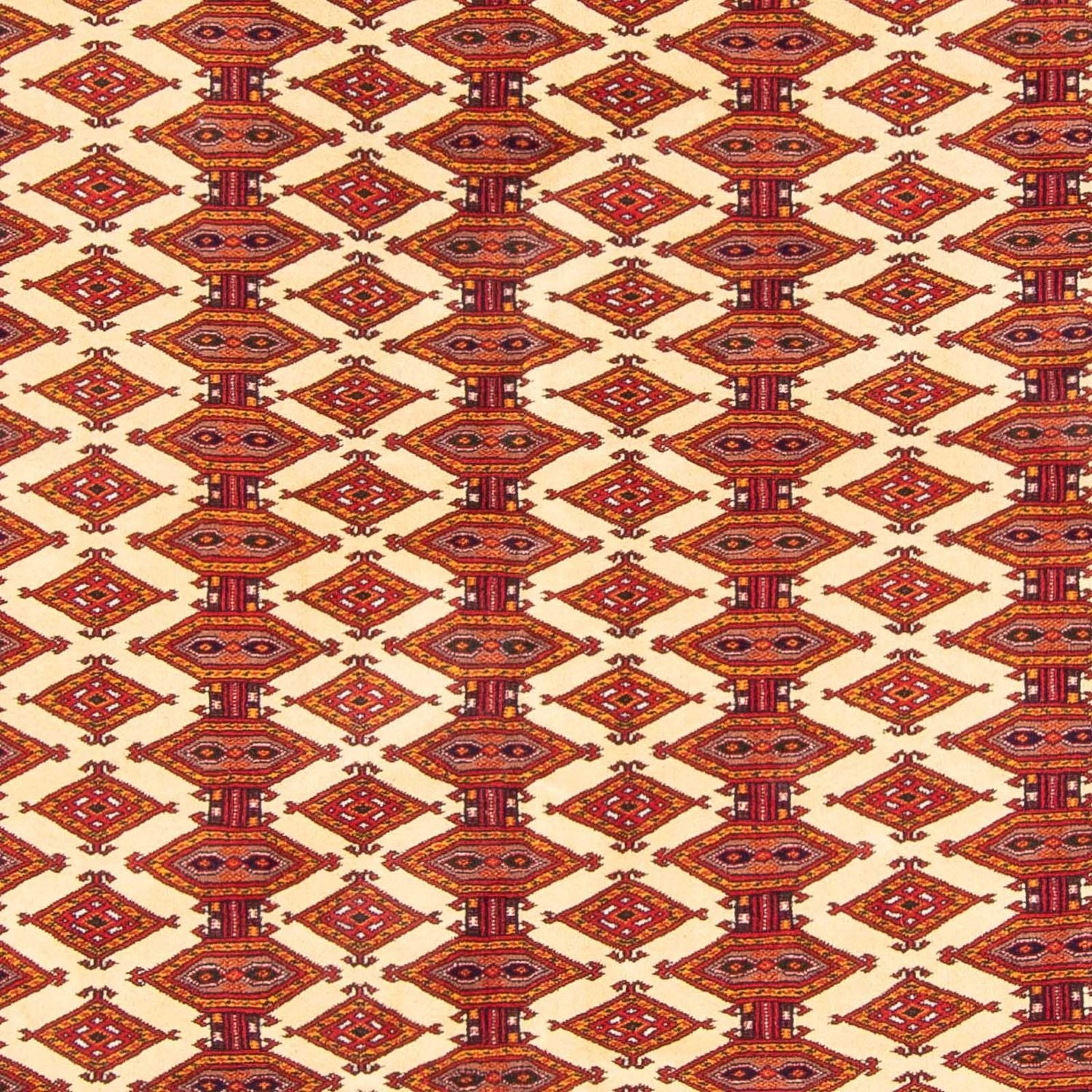Turkaman-tæppe - 305 x 206 cm - beige