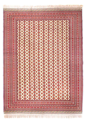 Turkaman-tæppe - 392 x 292 cm - beige