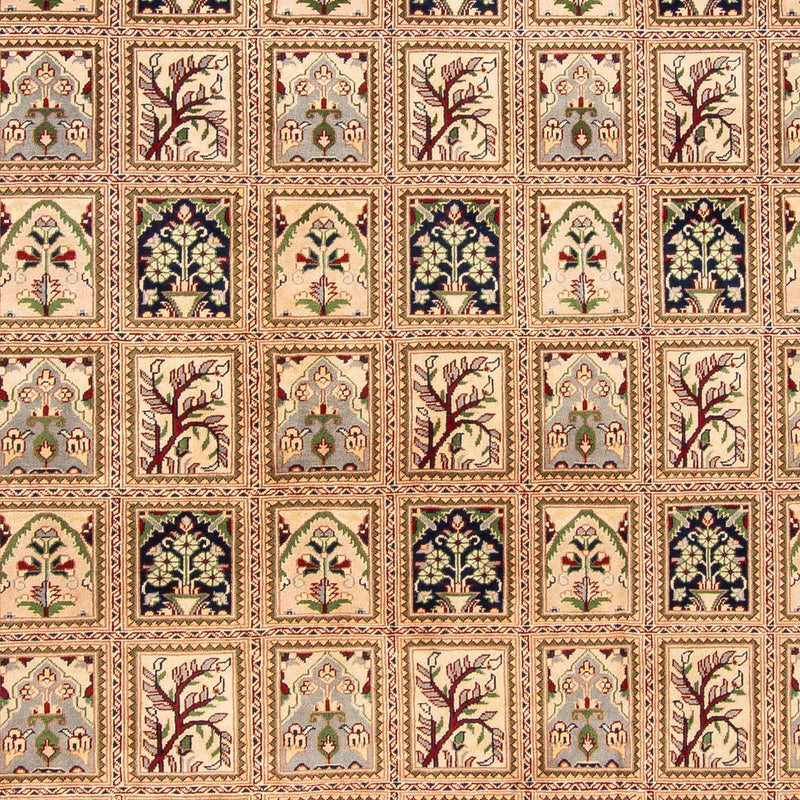 Afghansk tæppe - 400 x 296 cm - beige