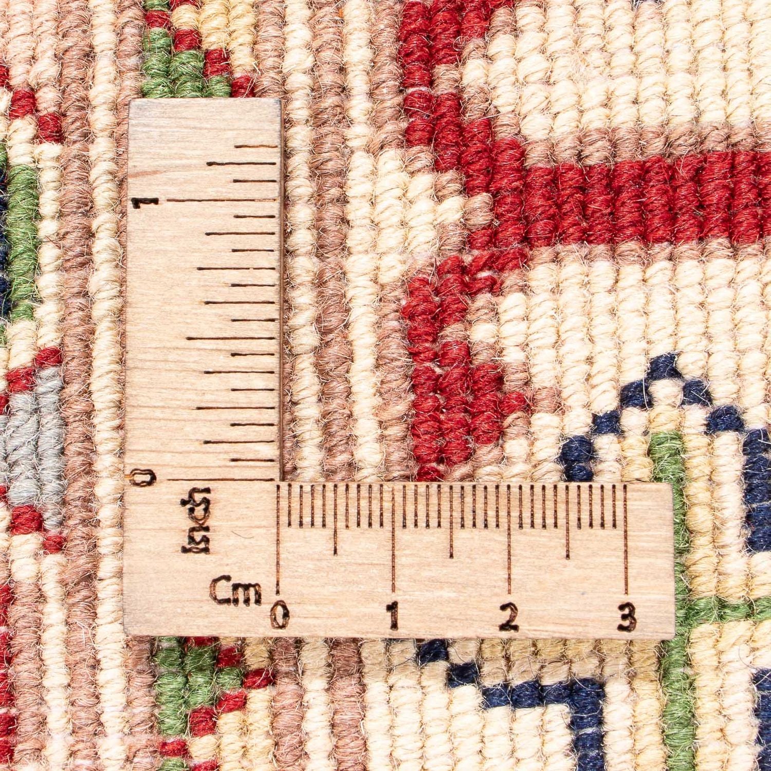 Afghansk tæppe - 400 x 296 cm - beige