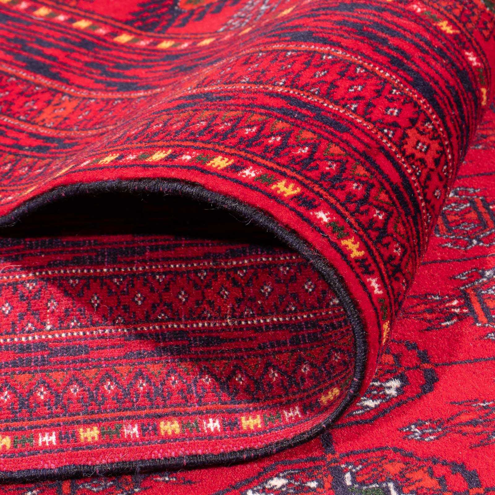 Afghansk tæppe - Bukhara - 395 x 310 cm - rød