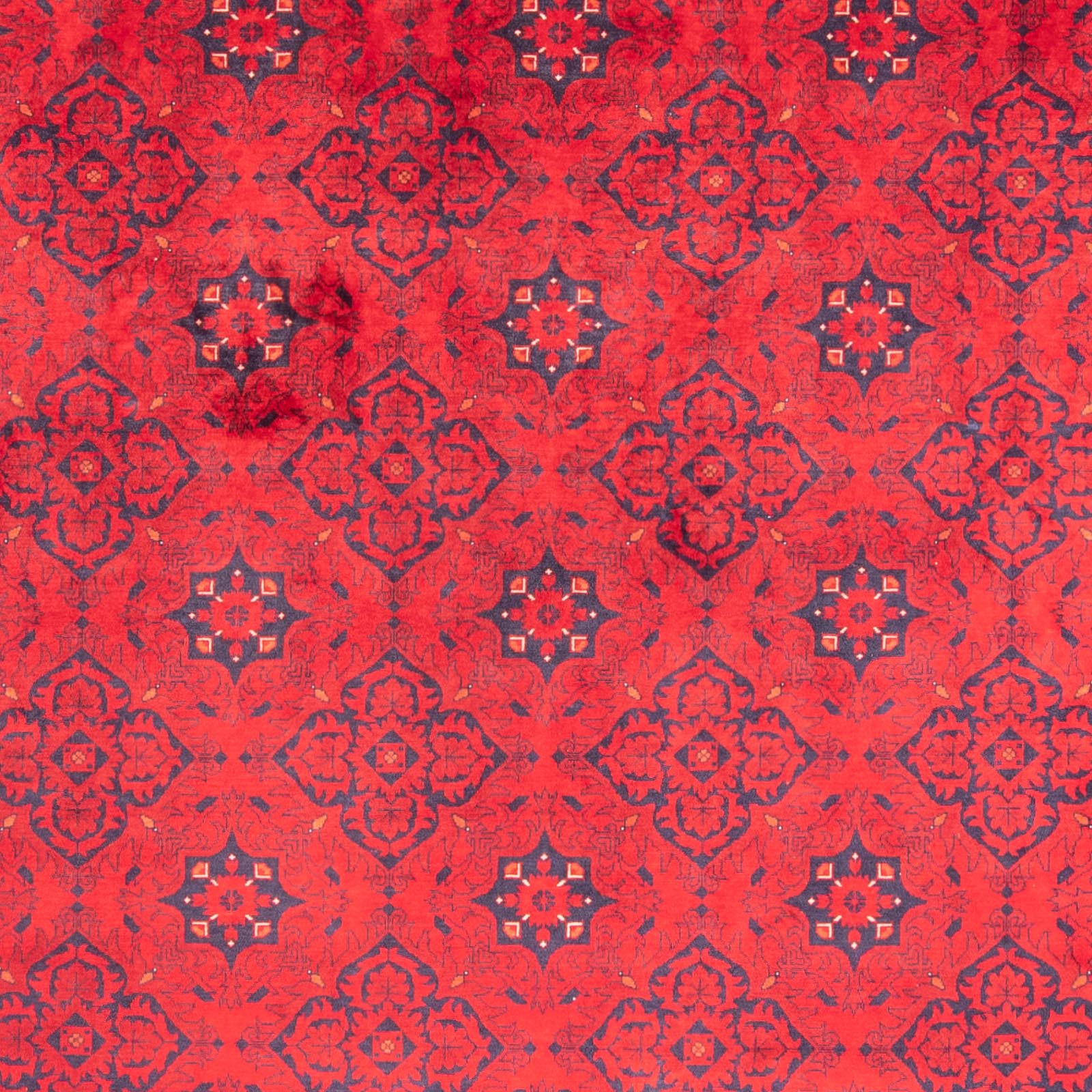 Afghansk tæppe - Bukhara - 380 x 300 cm - rød