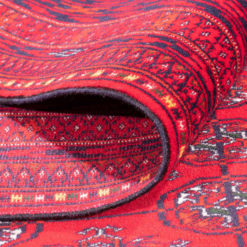 Afghansk tæppe - Bukhara - 380 x 300 cm - rød