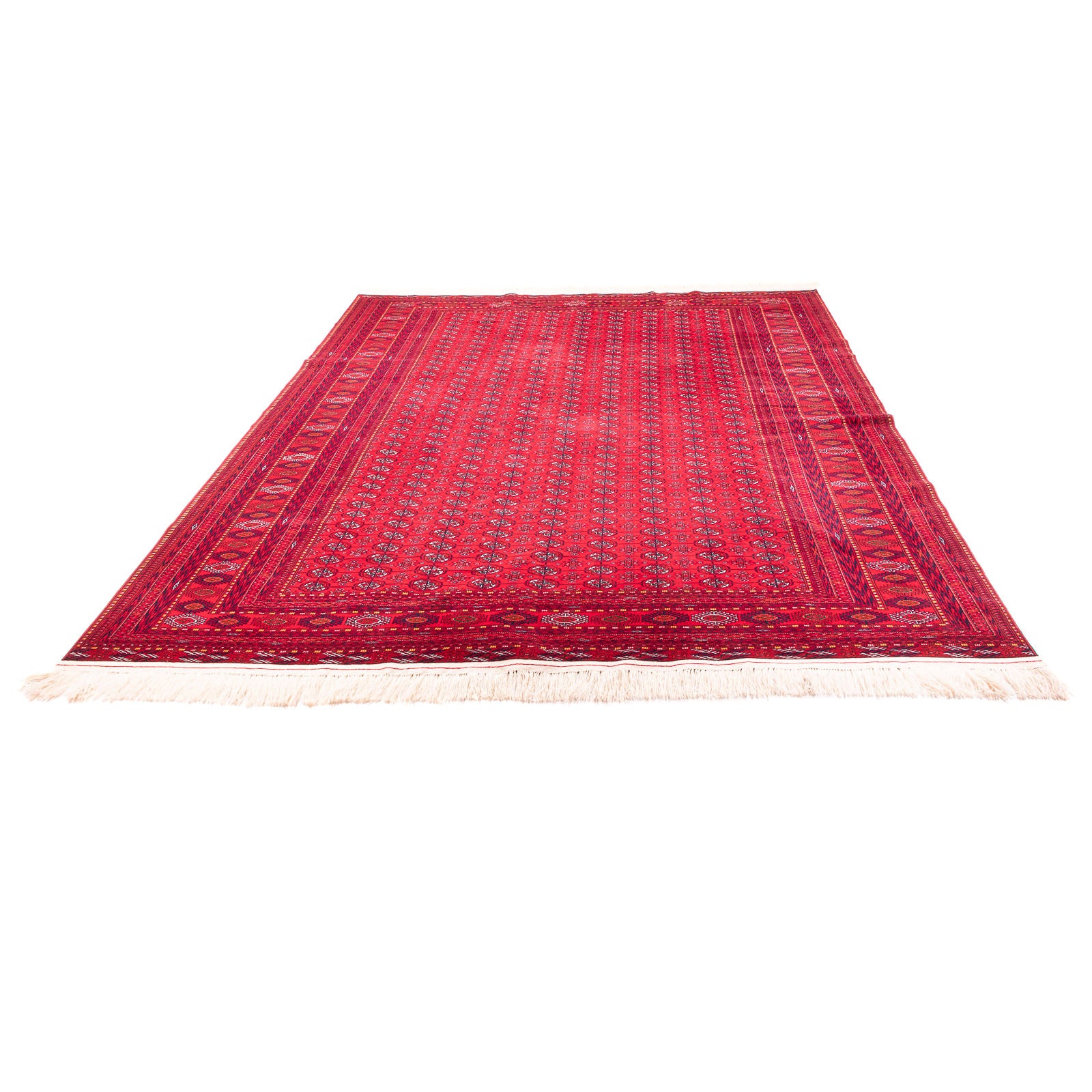 Afghansk tæppe - Bukhara - 380 x 300 cm - rød