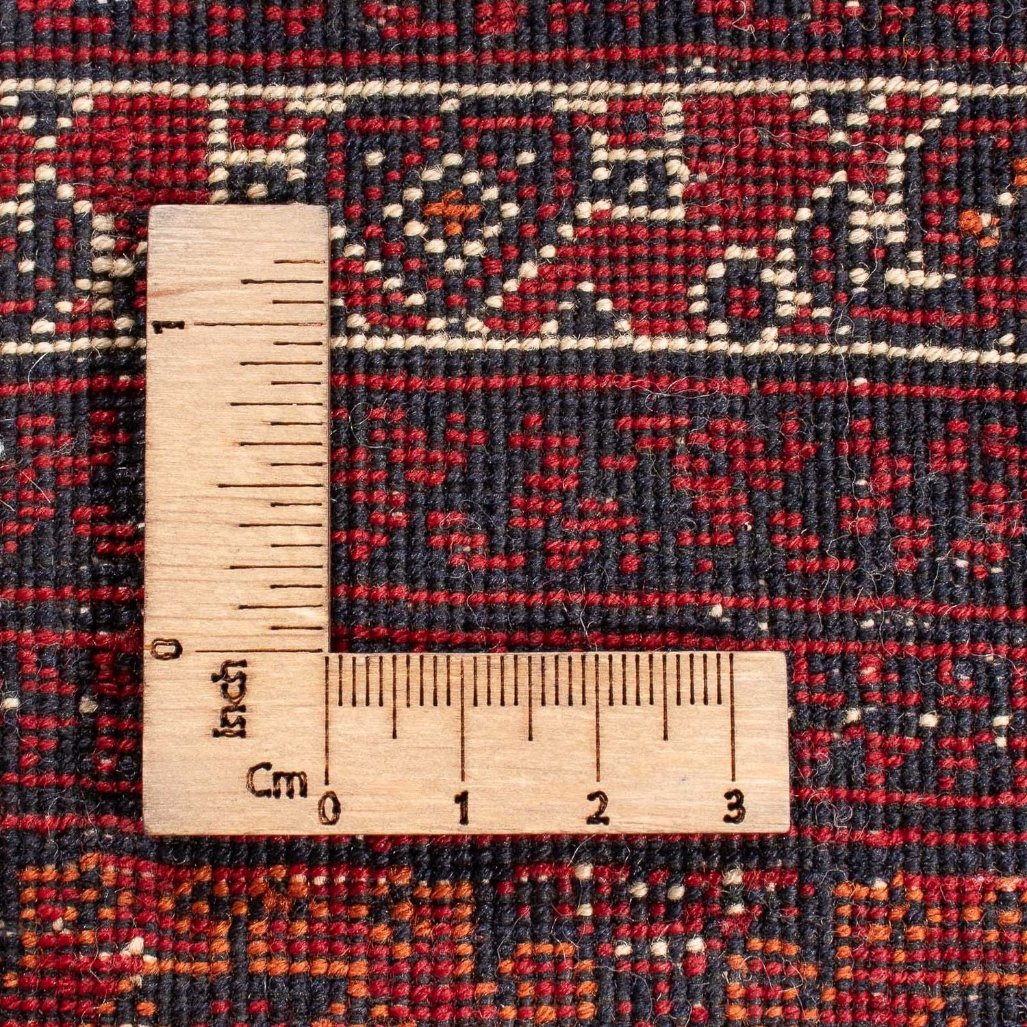 Afghansk tæppe - Bukhara - 375 x 300 cm - rød