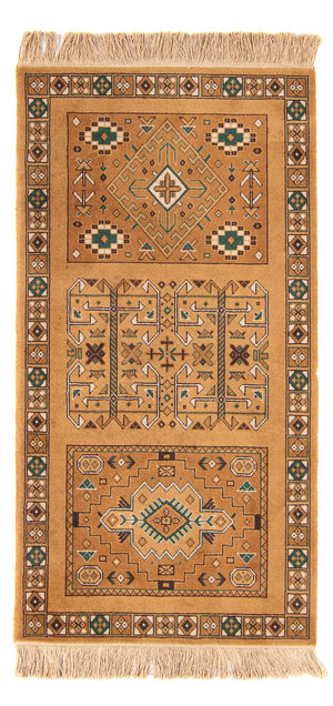 Orientalsk tæppe - 155 x 80 cm - flerfarvet